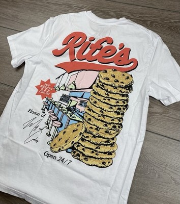 Matt Rife Men s Open 24/7 Tour Diner Theme T Shirt White Size Medium