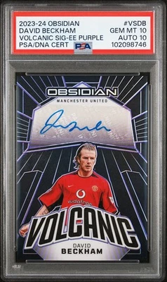 2023/24 Panini Obsidian David Beckham Auto /20 Auto PSA 10 Auto 10 - Bild 1 von 2
