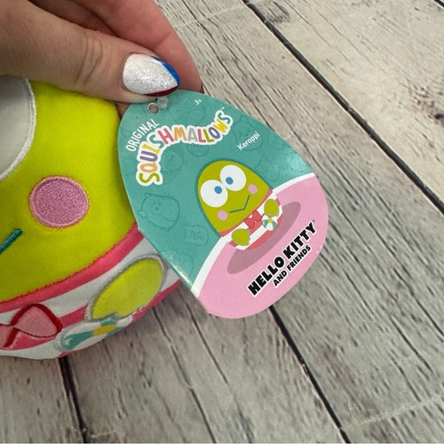 Peluche piccolo Squishmallows Keroppi e Cinnamoroll - Foto 4 di 7
