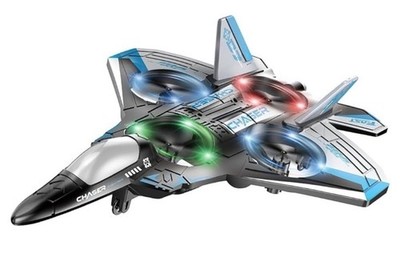 2.4G remote control fighter electric foam glider stunt tumbling UAV hovering hel