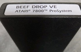Beef Drop For Atari 7800 New Cartridge Only 