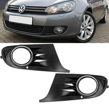 Nebelscheinwerferblende SET Highline Chrom Stoßstangengitter für VW Golf 6 08-13