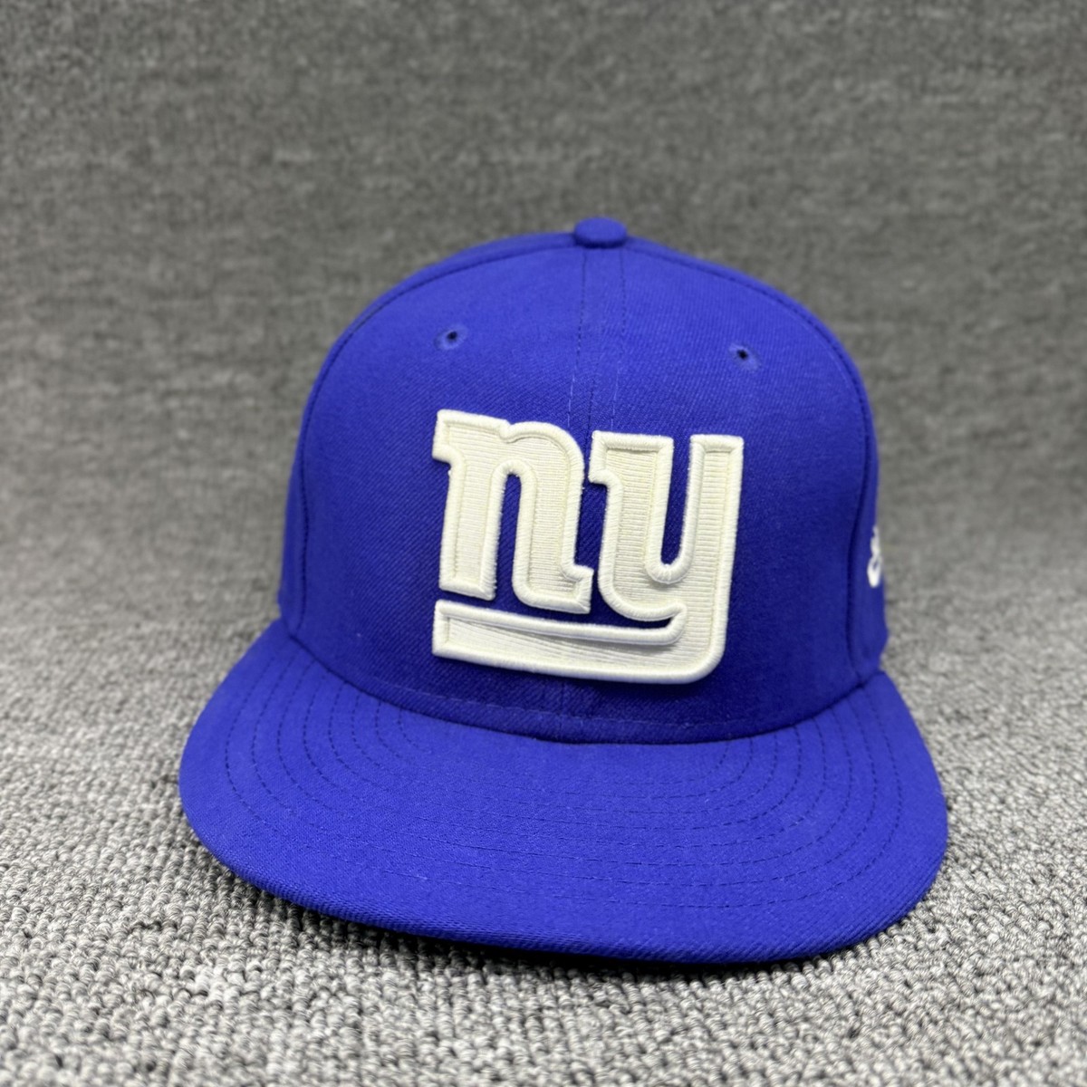 New Era 59FIFTY NFL New York Giants Retro Lowercase ny Fitted Hat 6 7/8 Royal