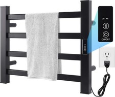 Towel Warmer Heated Towel Bar-Rack - Nopwer Bathroom Wall Mounted Electric Towel