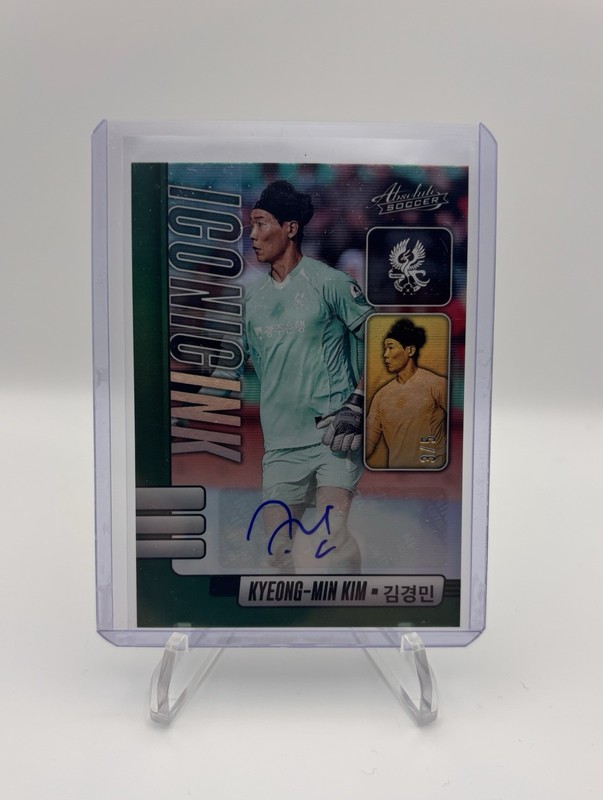 2025 Panini Absolute K League Iconic Ink Green Auto /5 Kyeong-Min Kim #II-KMK