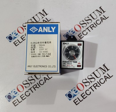 ANLY ELECTRONICS TRD-N ELECTRONIC TIMER TIMING 0.1S-60S VOLTAGE 220VAC FAST SHIP