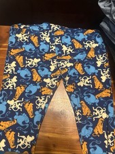 Disney's Aladdin Genie Abu  Rajah All Over Print Lularoe Leggings