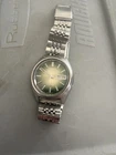 VINTAGE SEIKO 5 ACTUS AUTOMATIC PATINA Green DIAL 7019-7060 rb17
