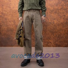 Red Tornado 18OZ Kakishibu Dyeing Selvedge Straight Denim Pants Pockets Jeans