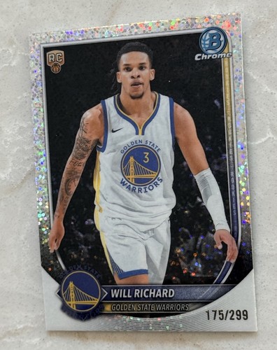 2025-26 Bowman Chrome Speckle Refractor Rookie Will Richard /299 RC
