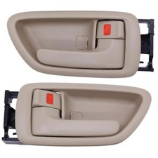2Pcs Interior Door Handles Driver  Passenger Side for 2001-07 Toyota 2 Pieces