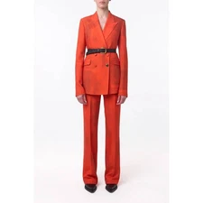 Gabriela Hearst Vesta Flared Pants in Spice 38 US S