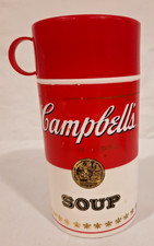 CAMPBELL'S SOUP THERMAS MUG 11.5 OZ INSULATED HOT COLD COFFEE SOUP CAMPBELLS CUP
