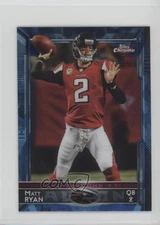 2015 Topps Chrome Mini Hot Box Blue Diamond Refractor Matt Ryan #51