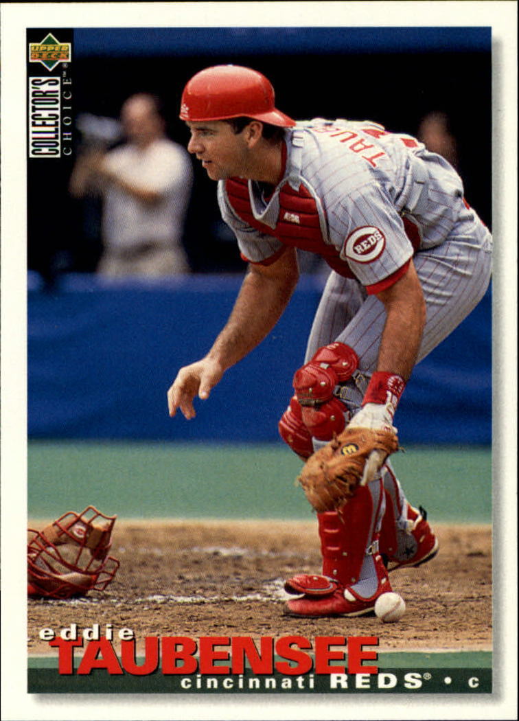 1995 Collector's Choice Baseball Card #432 Eddie Taubensee