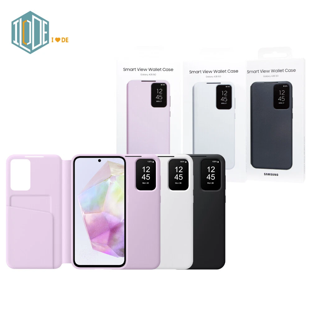 Original Samsung Official Galaxy A35 5G Smart View Wallet Case (EF