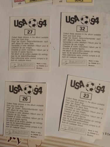 FIGURINE PANINI WORLD CUP USA 94 MONDIALI CALCIO CALCIATORI STICKER Original - Zdjęcie 83 z 89