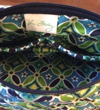 Purse Handbag  Blue Green Summer Quilted Zipper Vera Bradley Smoke Free Home