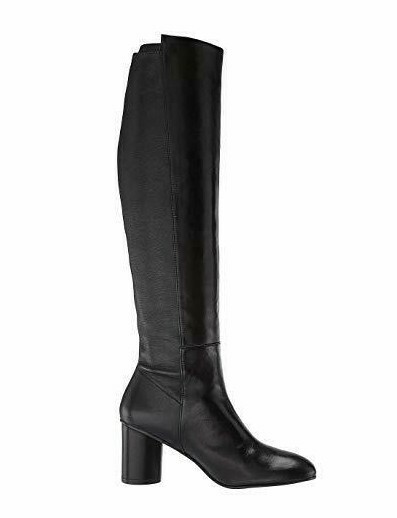 ミドルブーツ STUART WEITZMAN Women Boots ELOISE75 Black Stuart Weitzman Eloise 75 Over The Knee Leather BOOTS Black