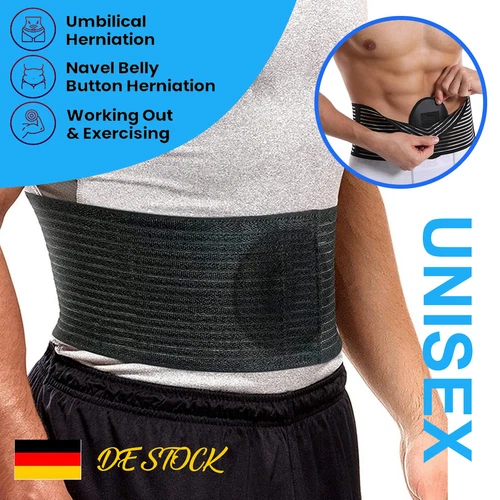 NabelbruchBandage Nabelhernie Gürtel Bauchgurtel für Hernie Herren Damen Wrap - Bild 1 von 20