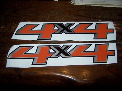 Chevrolet GMC Silverado Sierra Colorado Canyon 4x4 Bedside Decals Set  Of 2