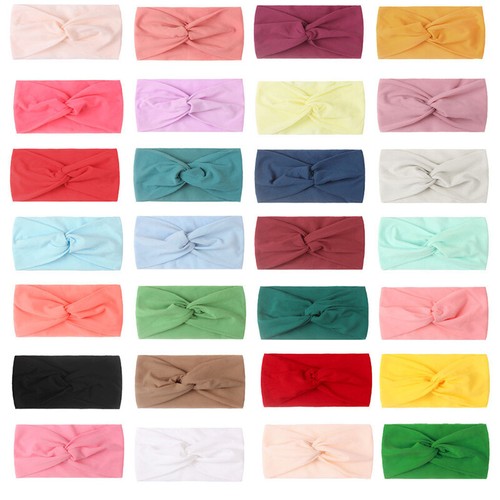 Baby Rabbit Headband Cotton Elastic Bowknot Hair Band Girls Bow-knot Newborn Bow - Picture 4 of 55
