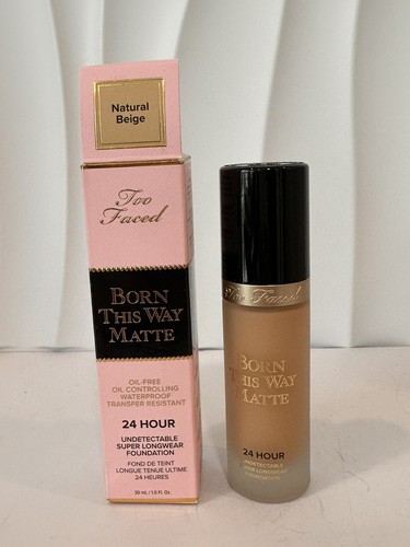 Fondotinta liquido Too Faced Born This Way opaco lunga durata beige 1 oz