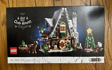 Lego 10275 ELF CLUB HOUSE Winter Village Collection LIGHT BRICK *RETIRED*