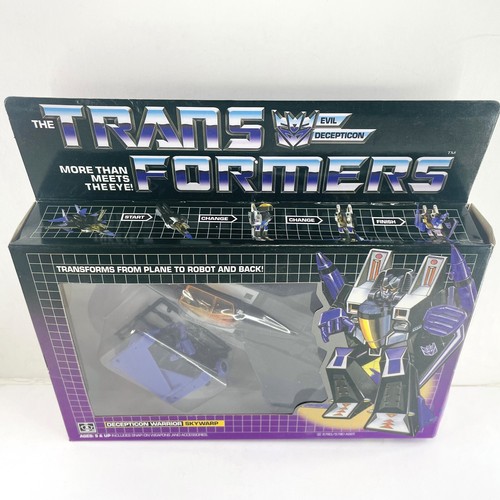 Transformers G1 Skywarp Decepticon Warrior Action Figure Toys Reissue in New Box - Picture 2 of 7