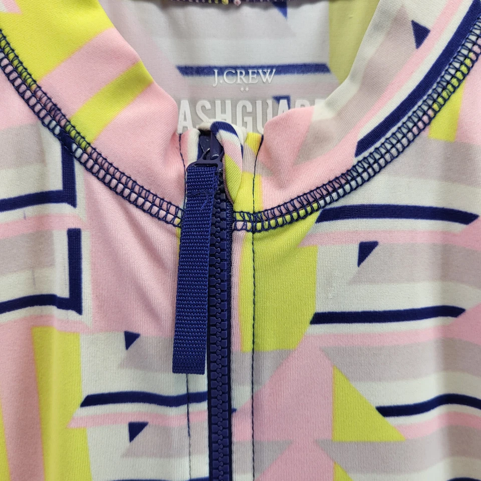 Blusa de natação feminina J Crew sem mangas 1/4 zíper proteção contra erupções cutâneas pequena FPS 50+ - Imagem 2 de 4