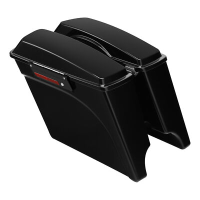 5'' Stretched Extended Hard Saddlebags Fit For Harley Electra Road Glide 93-13 11