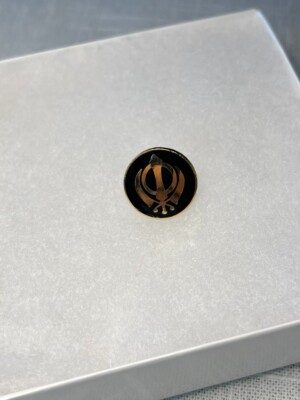 Small Black Adi Shakti Pin