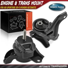 2Pcs Engine Motor & Transmission Mount for Kia Sportage 05-11 Hyundai Automatic