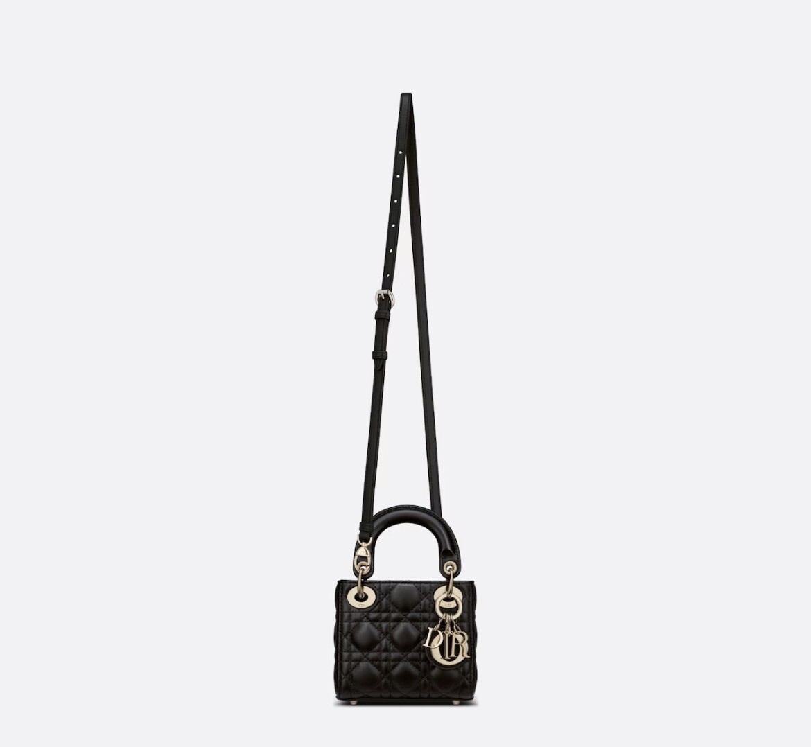 【ヴィンテージ】Rank:S☆Dior Black Lady Mini 17CM バック Dior Lady Bag Quilt Lambskin Size Micro Black | eBay
