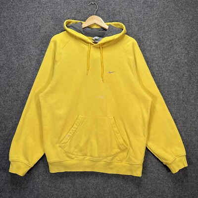 nike vintage hoodie yellow