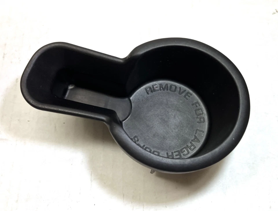 ✅ 1 OEM Nissan Xterra Frontier 2000 - 2004 Rubber Cup Holder Insert BLACK USED Foto 2 de 4