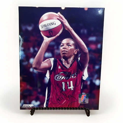 CYNTHIA COOPER SIGNED PHOTO 8 X 10 AUTOGRAPHED WNBA HOUSTON COMETS BASKETBALL
