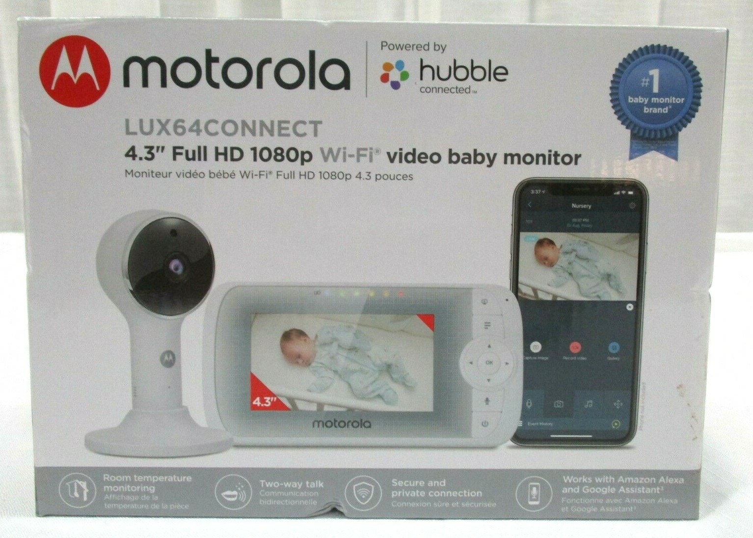 motorola hubble baby monitor 4.3