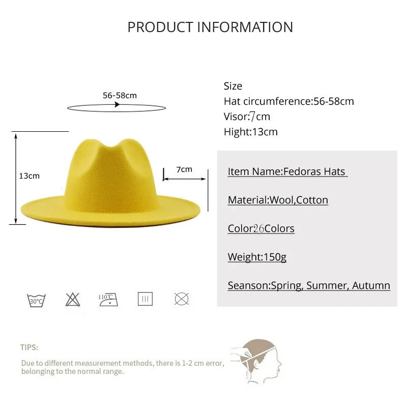 Sombrero Fedora Clásico Ala Ancha Gorra Gángster Hombres Mujeres De Colección Trilby Sombreros de Panamá