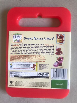 Sesame Street ELMO'S WORLD Singing, Drawing & More DVD PAL