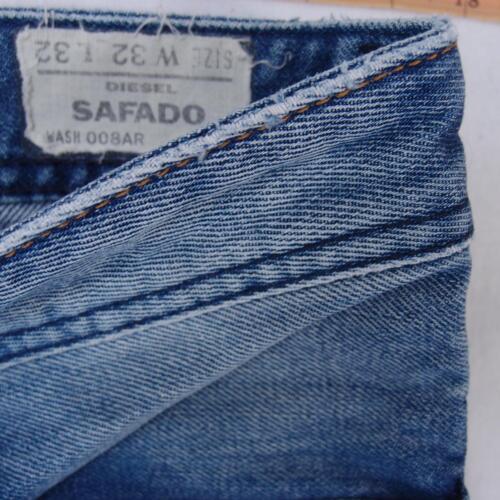 Mens Diesel SAFADO 008AR Slim Straight Blue Jeans W32 L34 - Picture 7 of 8