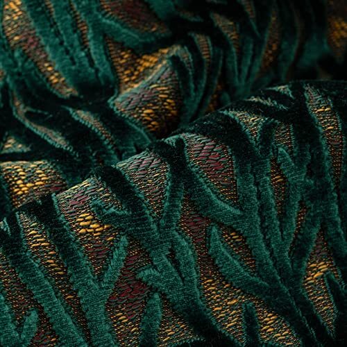 Throw Pillow Cover Velvet Cushion Cover Branches Rectangular 12" x 20" Green - Bild 3 von 7