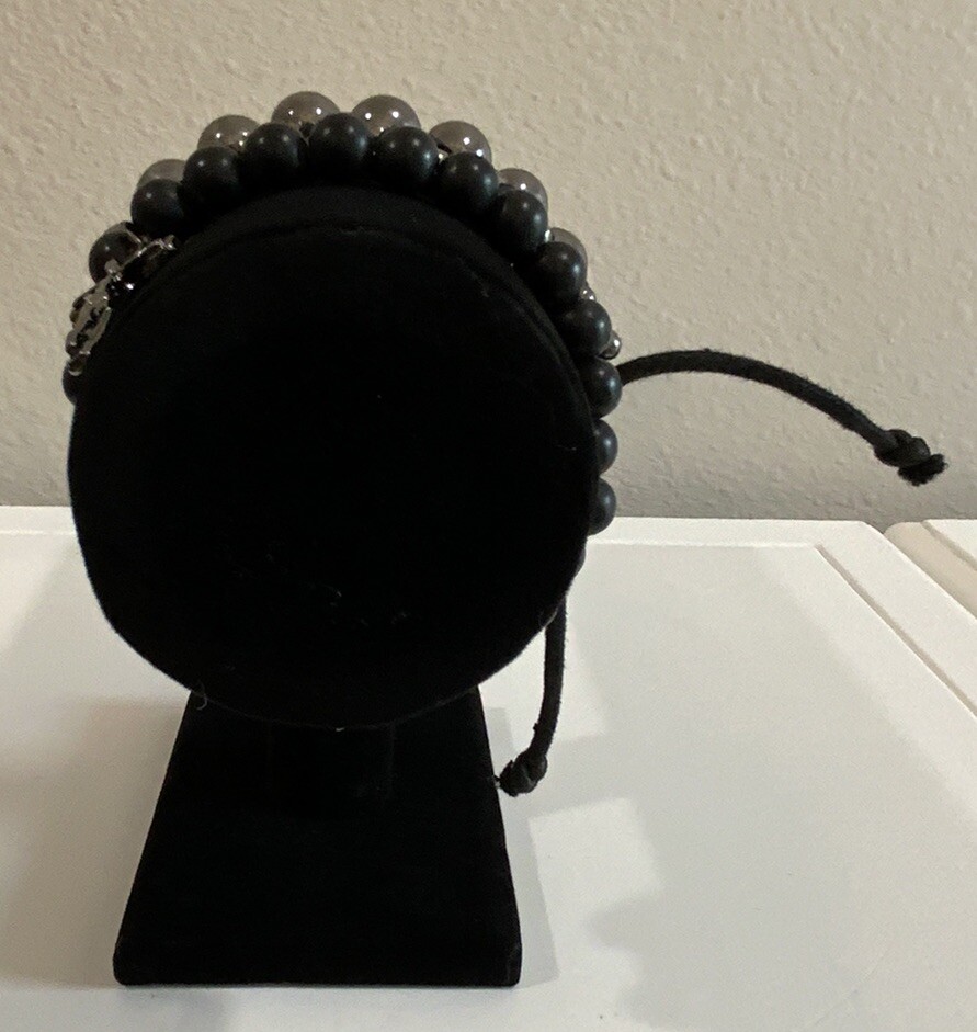 Beaded Stretch Adjustable Bracelets Stackable Cro… - image 2