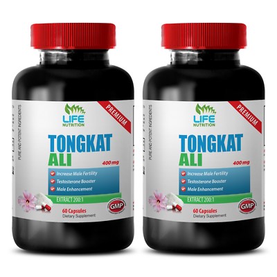 Ageles Male Vitality - Tongkat 200:1 400mg - Increased Sex Performance 2B