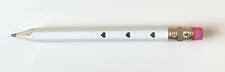 Mini Pencils 36 Hearts White Rose Gold NIB Bridal Baby Shower Valentines Day 4"