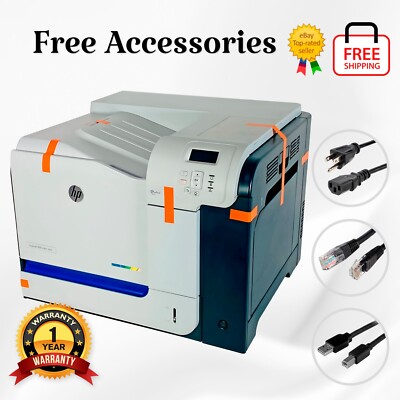 HP Color LaserJet Enterprise M551n CF081A Network Printer Certified Serviced