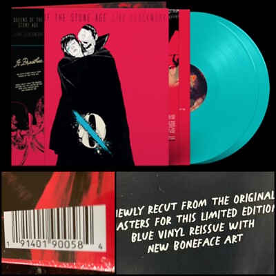 QUEENS OF THE STONE AGE Like Clockwork LP Aqua Vinyl SEALED-Kyuss Dead Weather