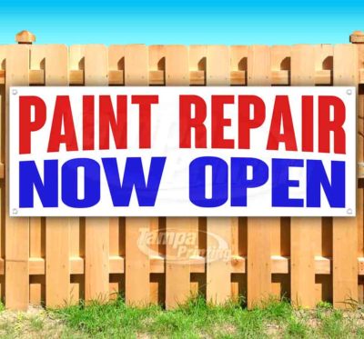 PAINT REPAIR NOW OPEN Advertising Vinyl Banner Flag Sign Many Sizes
