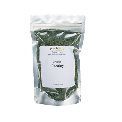 Organic Parsley Leaf-Sourced From California, USA-Bright Green and Full Flavored