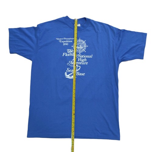 VTG Florida High Adventure Sea Base Boy Scouts 90s Single Stitch T-shirt - Picture 5 of 8